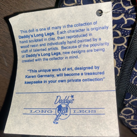 Vintage Daddy's Long Legs Doll PEANUT Clown by Designer Karen Germany COA - Picture 14 of 14